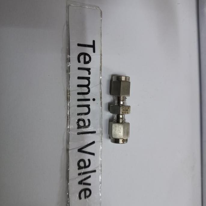 Union Connector Ss 316 Od 1/8" X Od 1/8"/Union Connector 1/8" Od Ss316 ใหม่