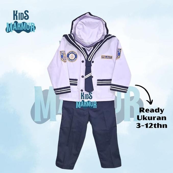 ส่งฟรี - ชุดกะลาสี popaye สําหรับเด็ก อาชีพ ชุดเด็ก เสื้อผ้า ferry ship