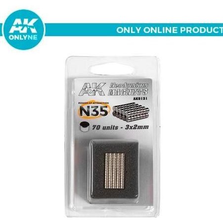 MAGNET MINI NEODYMIUM N35 (3X2mm) AK9131