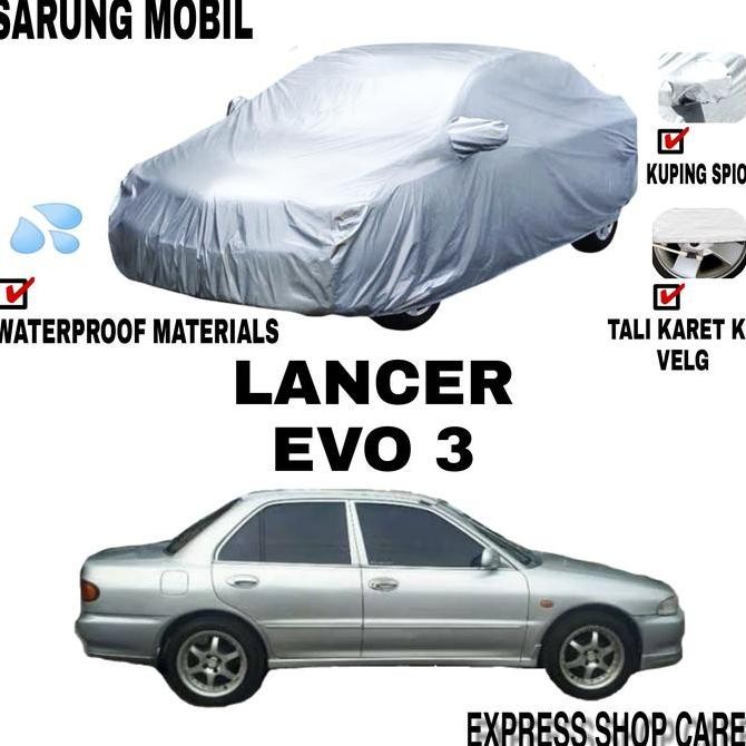 Lancer Evo 3 Silver Plain Car Cover Lancer Evo 3 Premium Body Cover