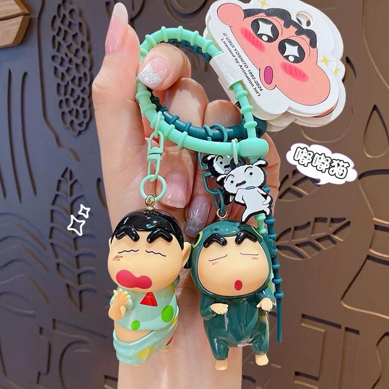 GANTUNGAN ORIGINAL CRAYON SHINCHAN KEYCHAIN | CUTE SINCHAN KEYCHAIN VIRAL ANIME BAG แขวนพวงกุญแจ