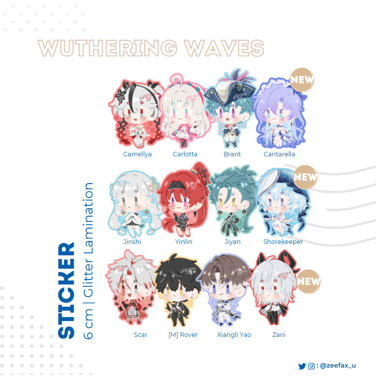 ลิลเซ | Wuthering Waves [WuWa] สติ๊กเกอร์ : Jiyan XiangliYao Jinshi