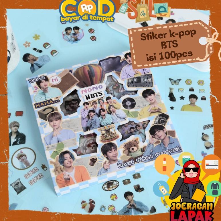 Nono Bts Jungkook V Jimin Suga Seokjin Rm J-Hope Sticker - สติ๊กเกอร์กันน้ํา Viral น่ารักใหม่