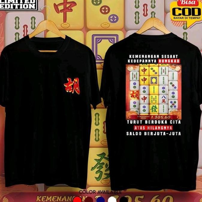 KATUN TSHIRT MAHJONG WAYS 2 DRAGON PG SHOFT DEPO ELIT WD SULIT ONLINE GAME CLOTHES SLOT ORIGINAL และ
