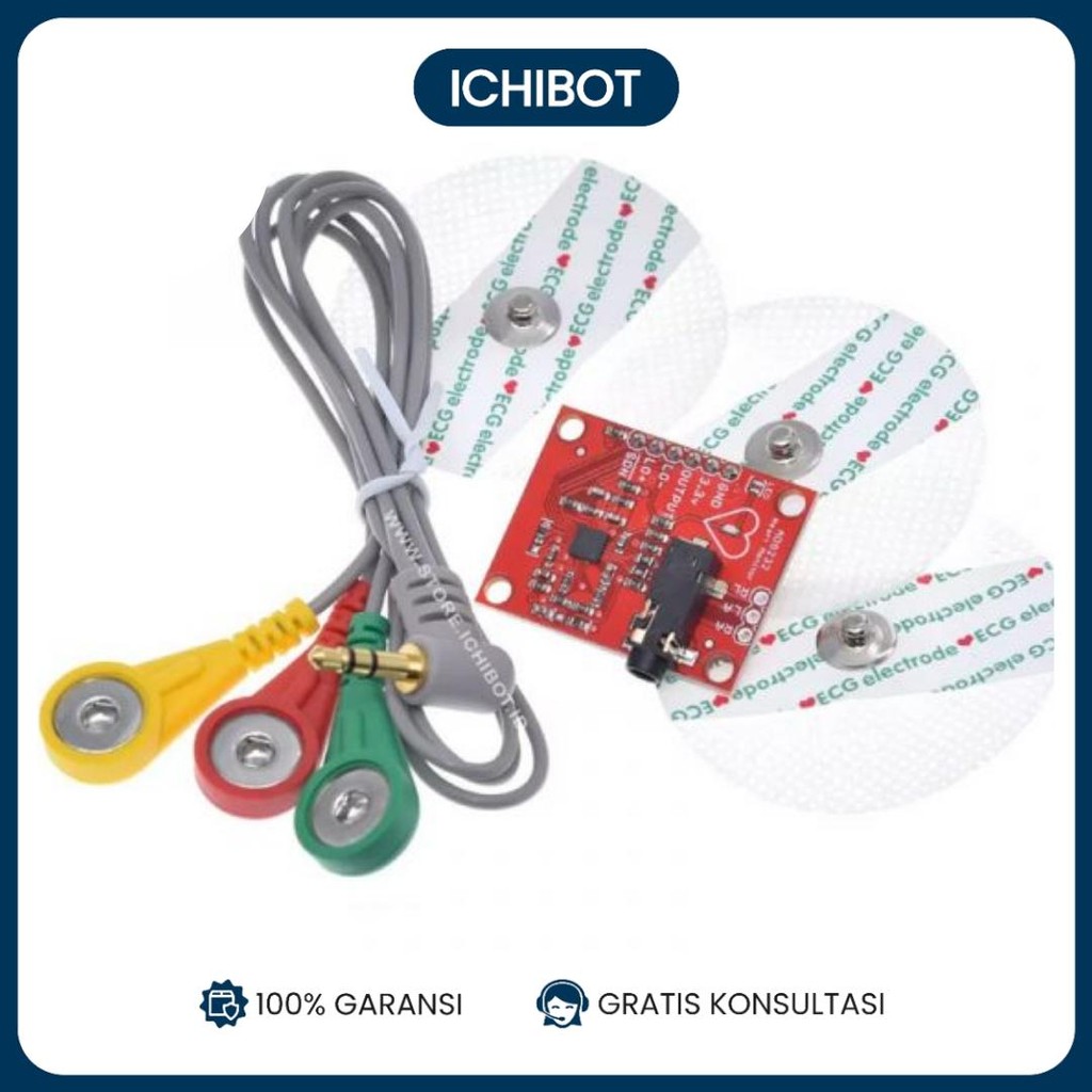 เซนเซอร์ AD8232 โมดูลวัดอัตราการเต้นของหัวใจสําหรับ Arduino