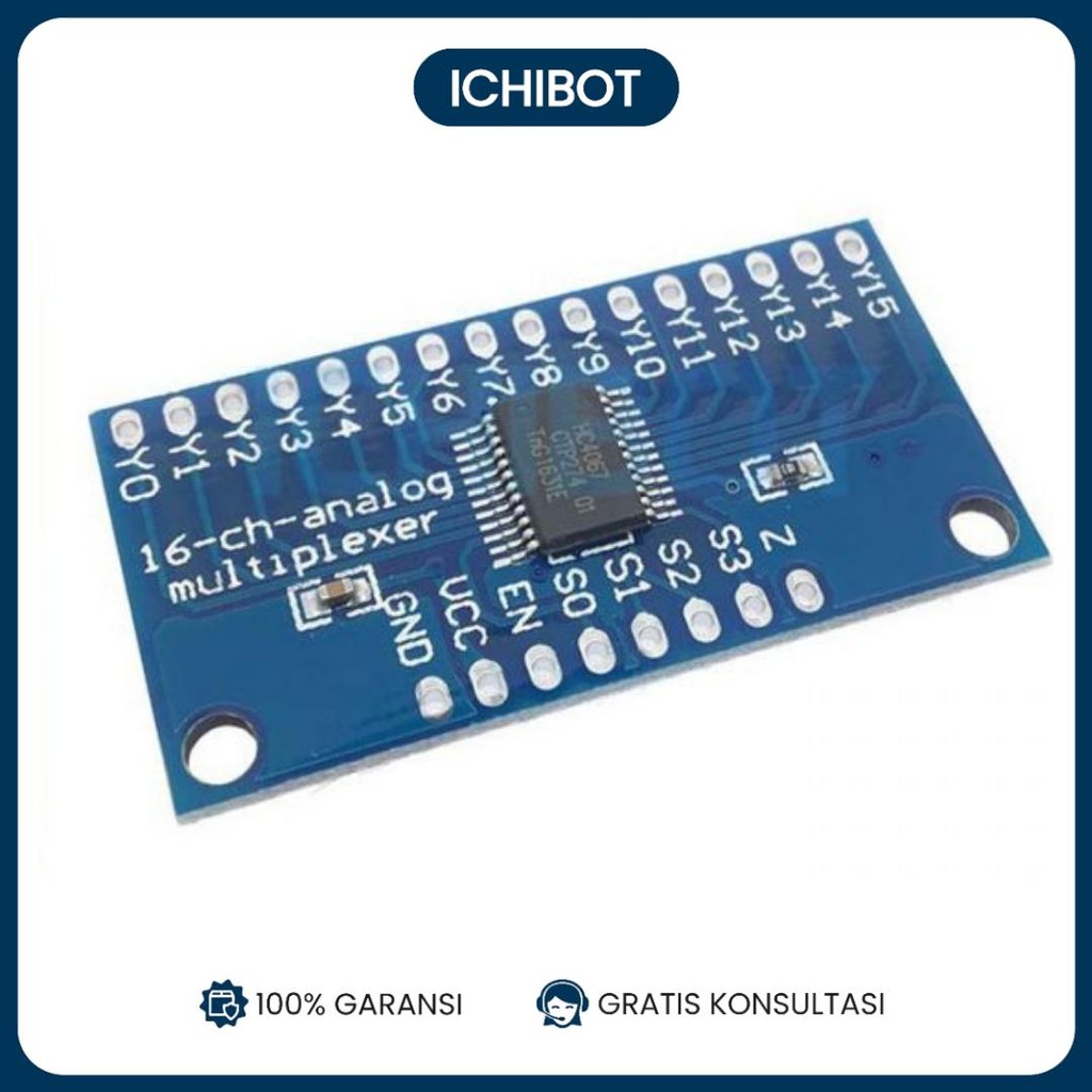 CD74HC4067 CMOS ความเร็วสูง 16 ช่อง Analog Multiplexer 4067 74HC4067
