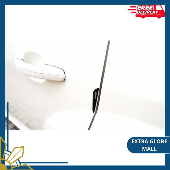 WRC UNIVERSAL ประตูรถคาร์บอนซิลิโคน BUMPER MINI สติ๊กเกอร์ 4 ชิ้นคุณภาพสูง !!