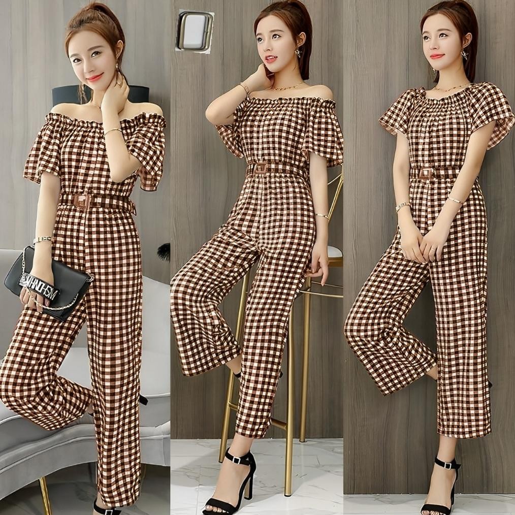 Amelia Jumpsuit Ld 110 Cm P 127 Cm B 168 Gr Cotton โพลีเอสเตอร์ 4104