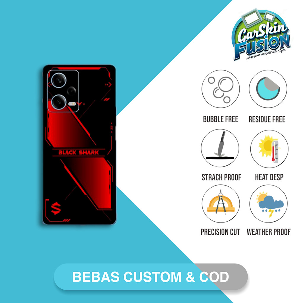 Garskin Skin Redmi Note 12 Pro 5G BS 5 RS Code - 6I4 Custom | เคสรอยขีดข่วนป้องกันฟันกัส
