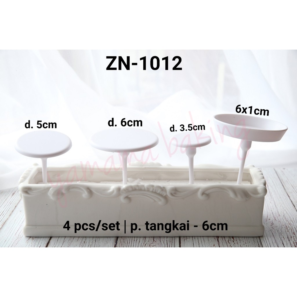 MATAHARI MAWAR ZN-1012 นําเข้า buttercream ดอกไม้ rose nails ชุด 4 ดอก (OTHERS - OTHERS)