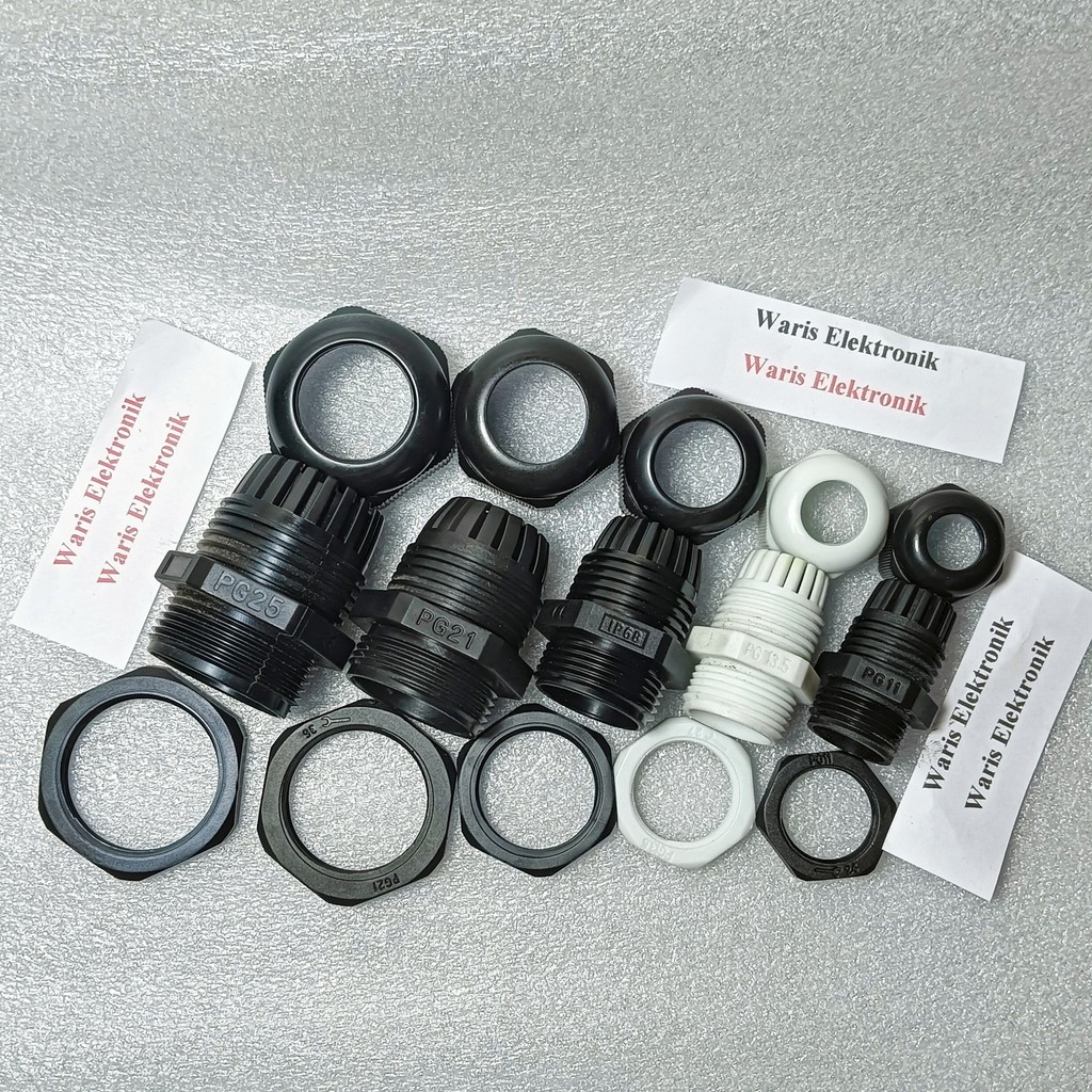 สายกันน้ํา Gland PG 25, PG 21, PG 19, PG 13.5, PG 11