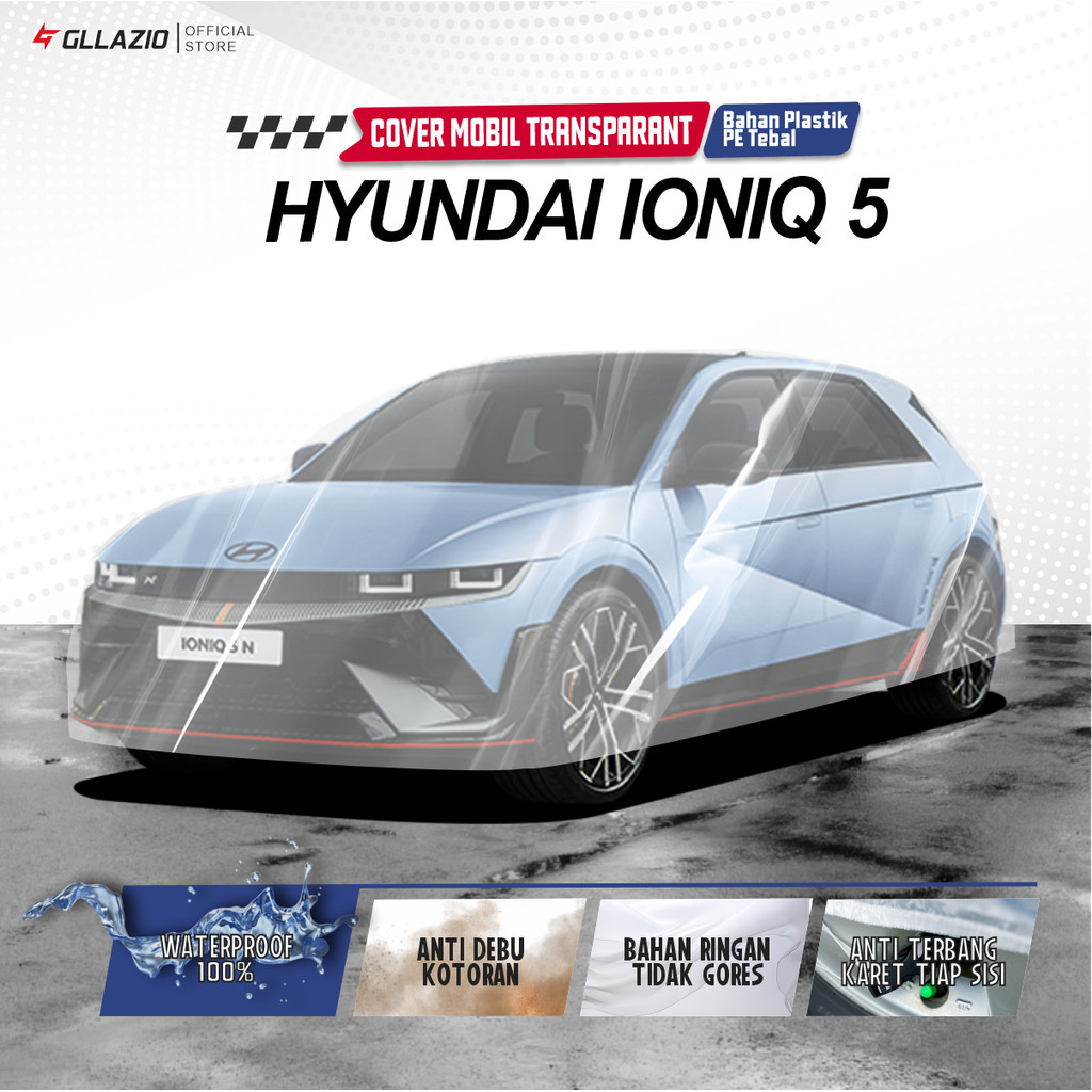 Hyundai Ioniq 5 ฝาครอบตัวรถโปร่งใส / ioniq 5 Ev ฝาครอบรถพลาสติกไฟฟ้า/Hyundai Ioniq 5 2022 2023 2024 