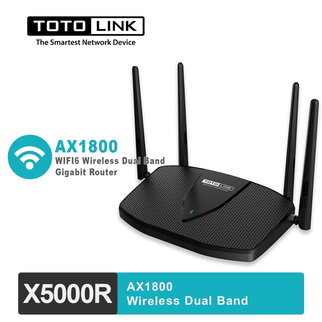 TOTOLINK X5000R - เราเตอร์ไร้สาย Dual Band Gigabit