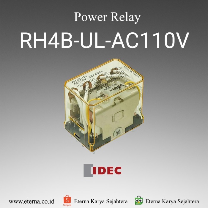 รีเลย์ไฟ Idec Rh4B-Ul-Ac110V