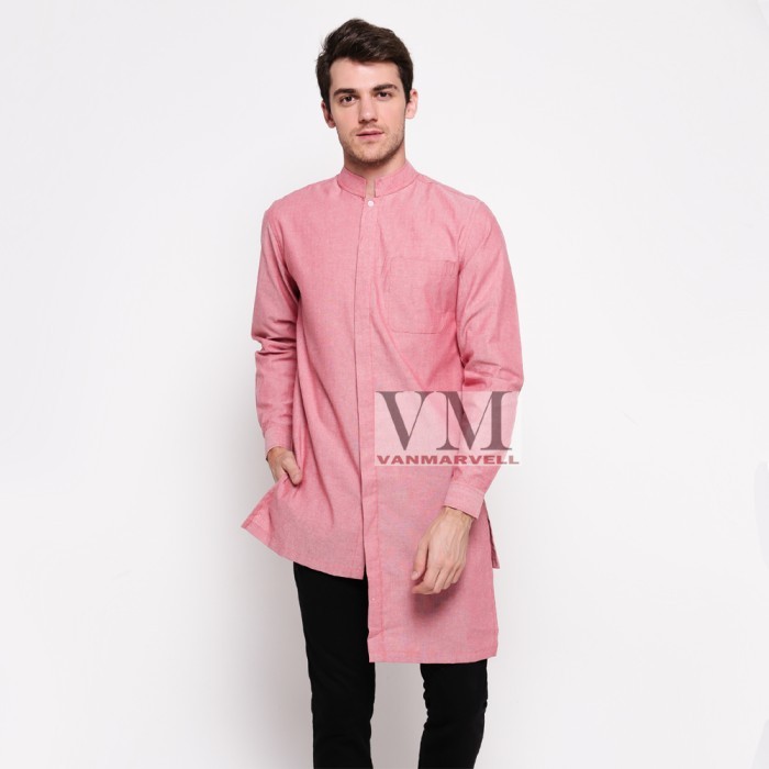 VM Mens Gamis Peach Pink Salem Jumbo Salem Koko Shirt
