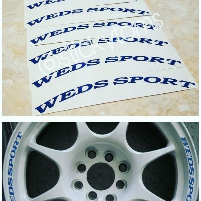 สติ๊กเกอร์ WEDS SPORT TC05 PREMIUM RIM