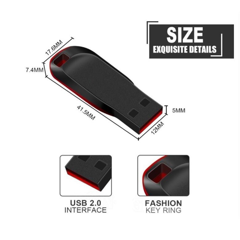 Flashdisk 8Gb 16Gb 32Gb 64Gb 128Gb Cruzer Blade Cz50