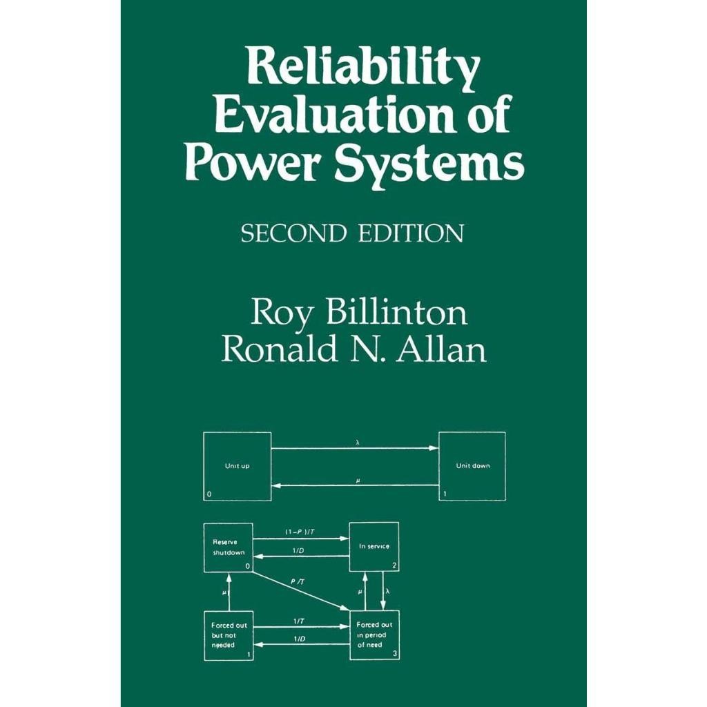 Reliability Evaluation of Power Systems - R.N. Allan