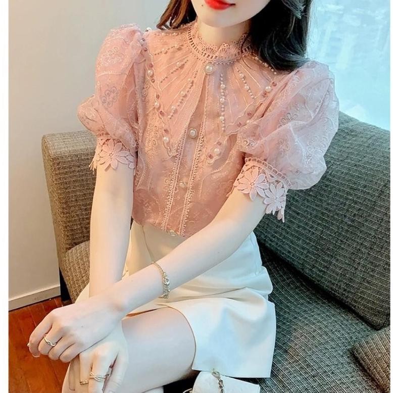 Uk-12 Tm 1887 เสื้อ Rianna เสื้อลูกไม้นําเข้า Uk-12