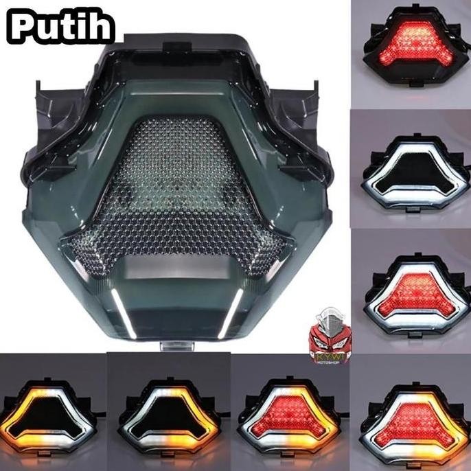 Stoplamp 3in1 R25 Mt25 MX King TST 3 in 1 โคมไฟด้านหลัง Mx King R25 blue stop โคมไฟ r25 mx rans