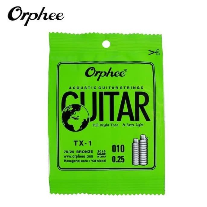 สายกีตาร์โปร่ง เบอร์ 1 Tone E Unit Unit Orphee Tx-1.