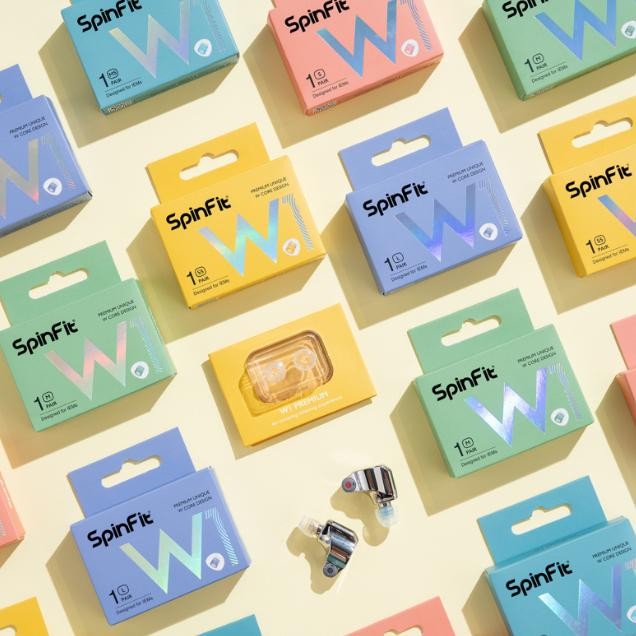 Spinfit W1 Premium หูฟัง Eartips Tip หัวฉีด 4.5 มม. SML (Spt Cp145)