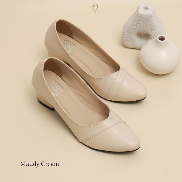 Quince Maudy รองเท้าโลฟเฟอร์ผู้หญิงพร้อมรองเท้าส้นสูง 5 ซม