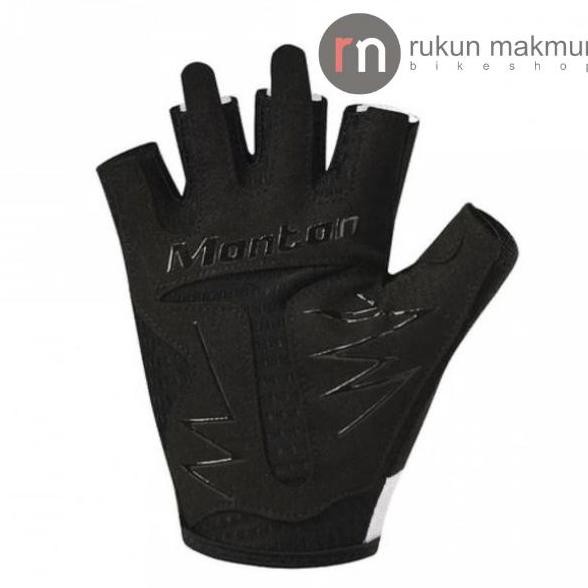 MONTON CYCLING GLOVES SHORT GLOVE WHITE BLACK - ORIGINAL AND TRUSTED CYCLING GLOVES