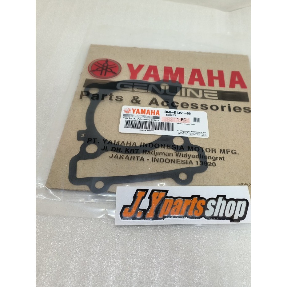 ปะเก็นบล็อกลูกสูบล่าง Nmax Aerox 155 ใหม่ Original Ygp B6H-E1351-00 Rare Item