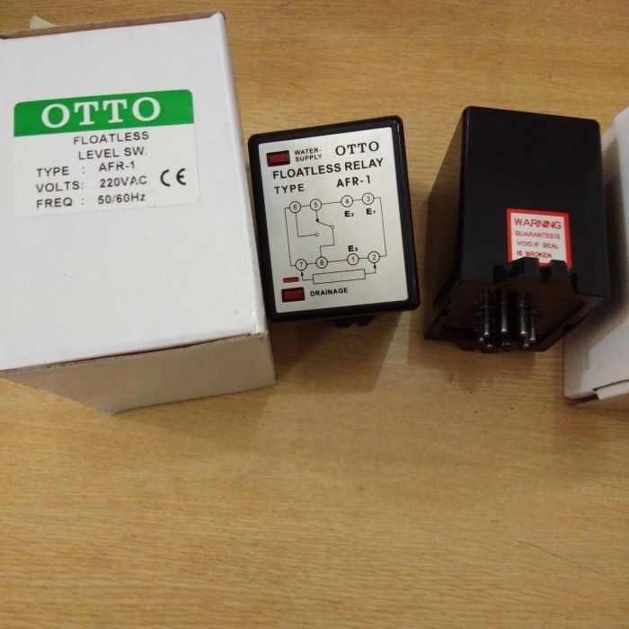 - FLOATLESS LEVEL SWITCH AFR-1 OTTO 8 ฟุต wlc / น้ําประปา 8pin OTTO
