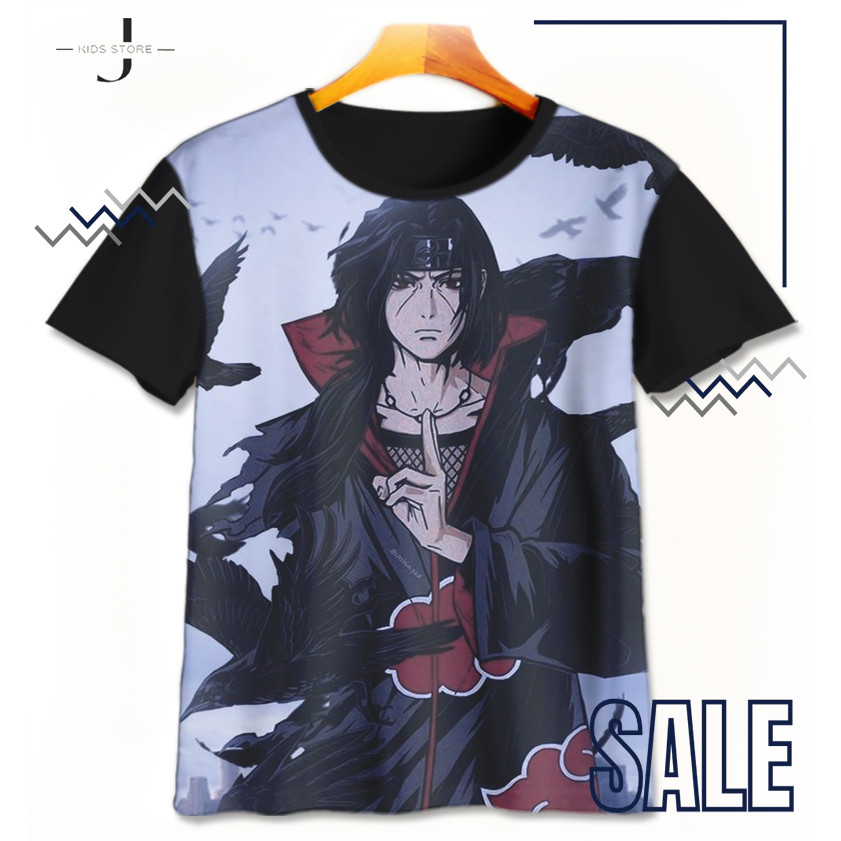 Uchiha Itachi Akatsuki Naruto Itachi-7-designWD เสื้อยืดเด็ก Umakuka อะนิเมะเสื้อผ้าเด็ก - JKids Sto
