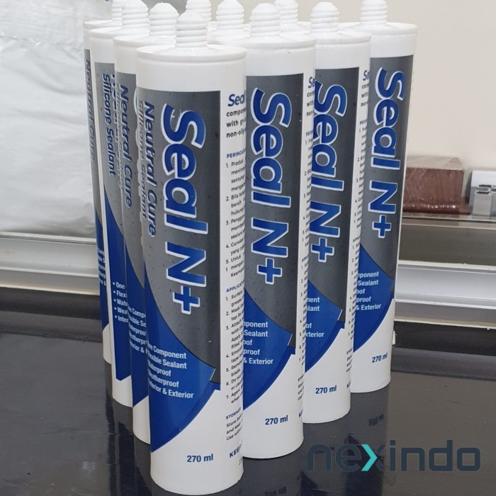 ใหม่ล่าสุดซีลกาวซิลิโคน N+ Sealant Neutral Silicone Neutral Brown Nplus