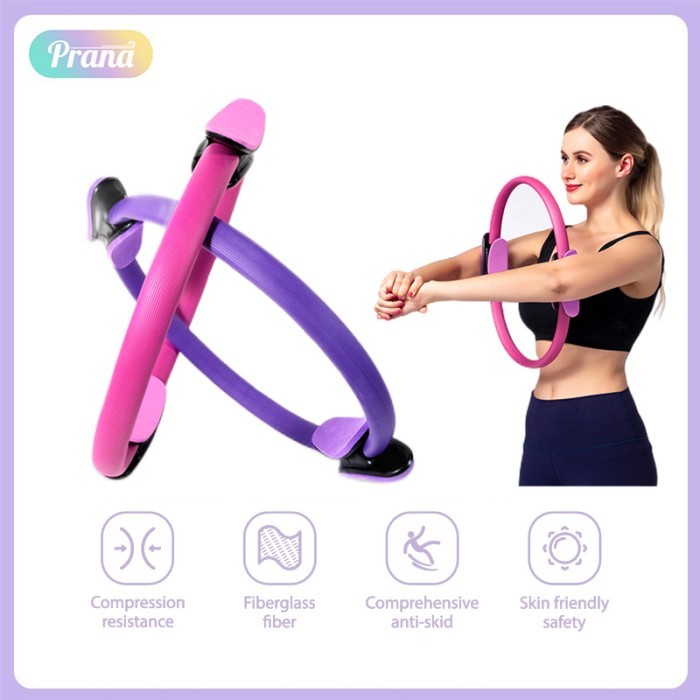 Prana Pilates & Yoga Magic Circle Resistance Ring ออกกําลังกาย