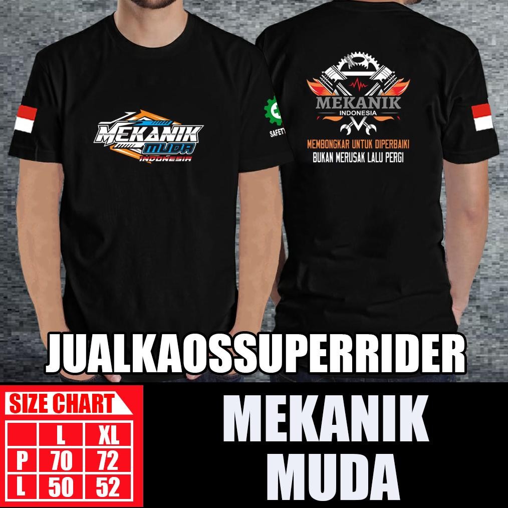 เสื้อยืดผู้ชาย O&J Style อินโดนีเซีย Young Mechanic