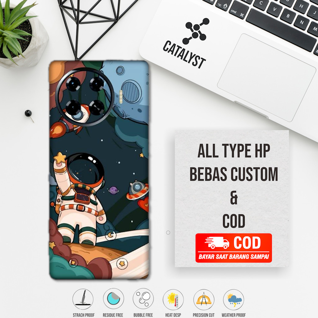 Garskin Hp Tecno Spark 20 Pro Plus Astronout Code u4r ซื้อ 1 แถม 2