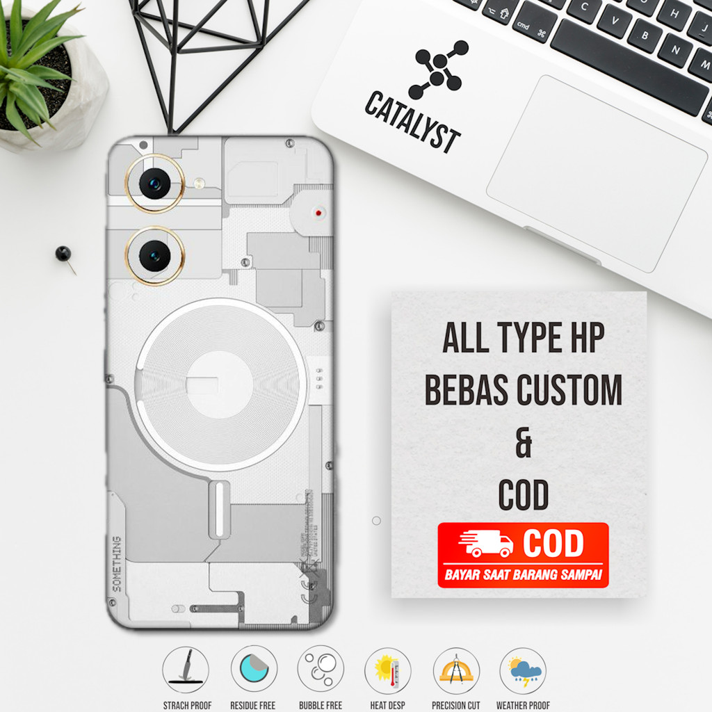 (ซื้อ 1 แถม 2) Garskin Skin Vivo Y03 smt Code tfx - สามารถปรับแต่งได้ - เคสสติ๊กเกอร์