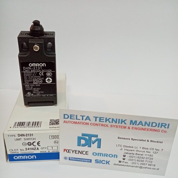 Omron Limit Switch D4N-2131