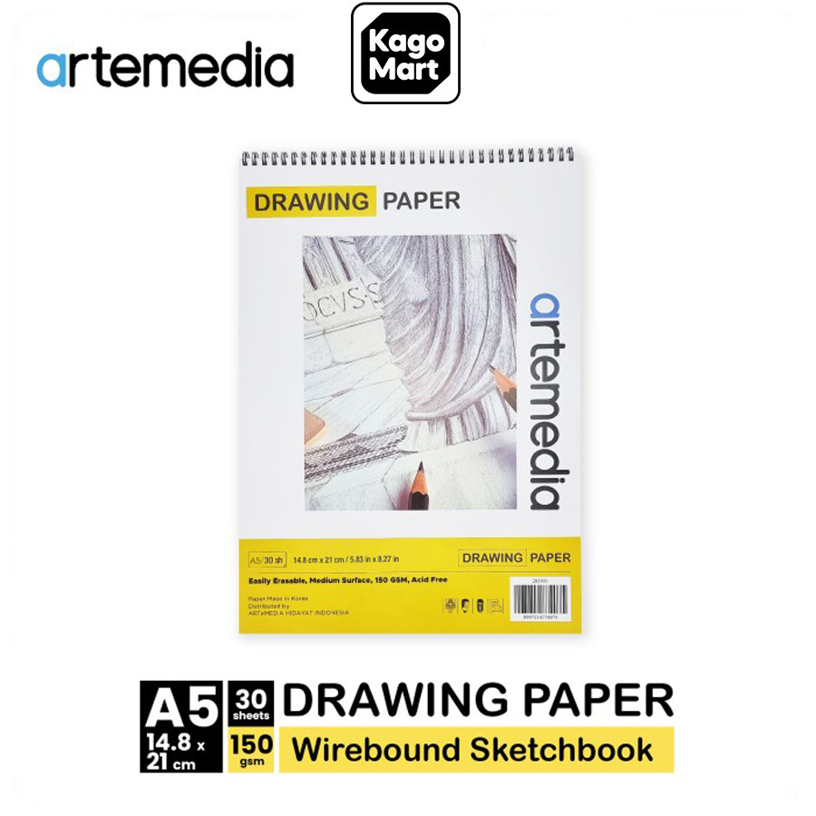 Artemedia Drawing Paper Book Spiral Binding A5 A4 A3 Drawing Book