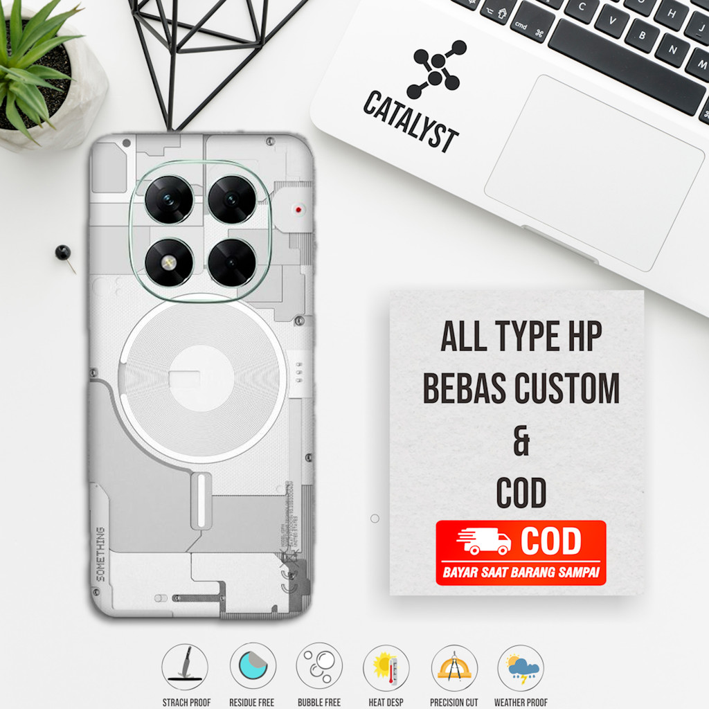 Garskin Skin Poco X7 5G Fullbody SOMETHING Skin Protector Case สามารถปรับแต่งได้ Code - 58k