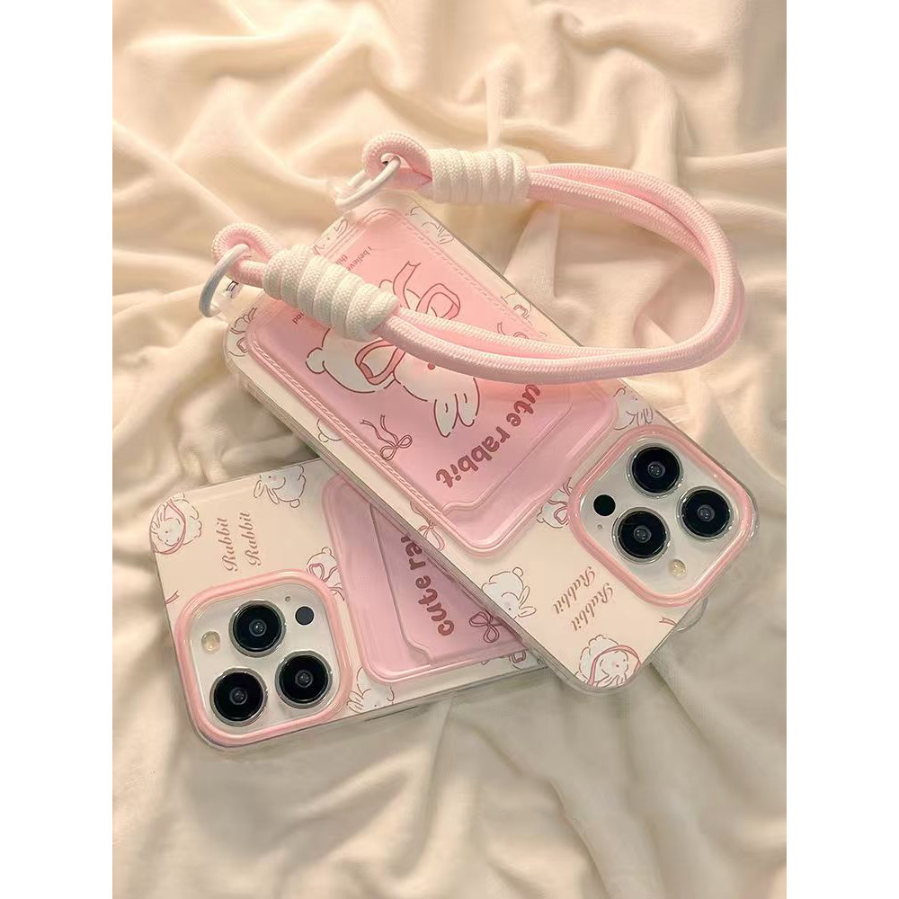 กระต่ายน่ารักโบว์ปลอก Hp Samsung S26 Plus Ultra A37 A57 5G S25 Fe A17 5G A07 A56 5G A26 A36 5G A56 5