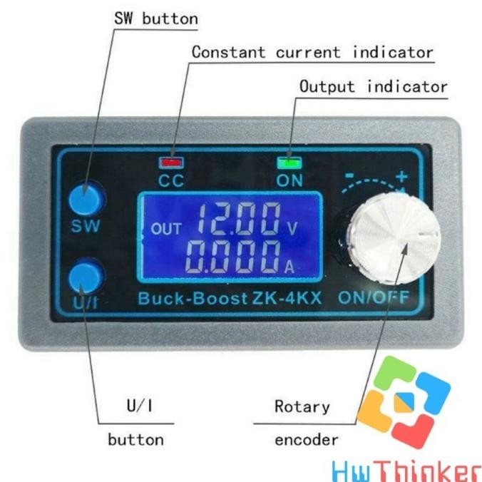 ZK-4KX ZK4KX DC Step Up Down Buck Boost Converter CC CV 0.5-30V 4A