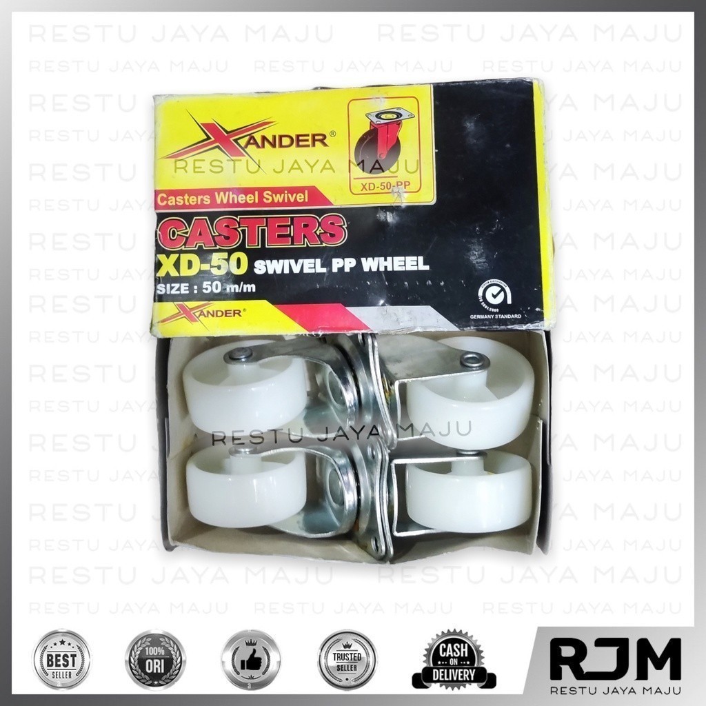 XANDER PP salon ล้อเลื่อนหมุน Castor Caster Trolley Trolley Trolley 50 mm