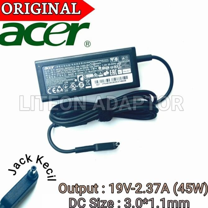 อะแดปเตอร์ชาร์จแล็ปท็อป Acer Adp-45Fe F 19V-2.37A 3.0X1.1Mm