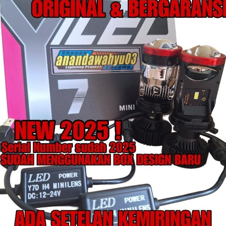 มินิโปรเจคเตอร์ ยี่ห้อ Y7D Y6D Y8D H4 50 Watt Original Super Bright พร้อมส่ง