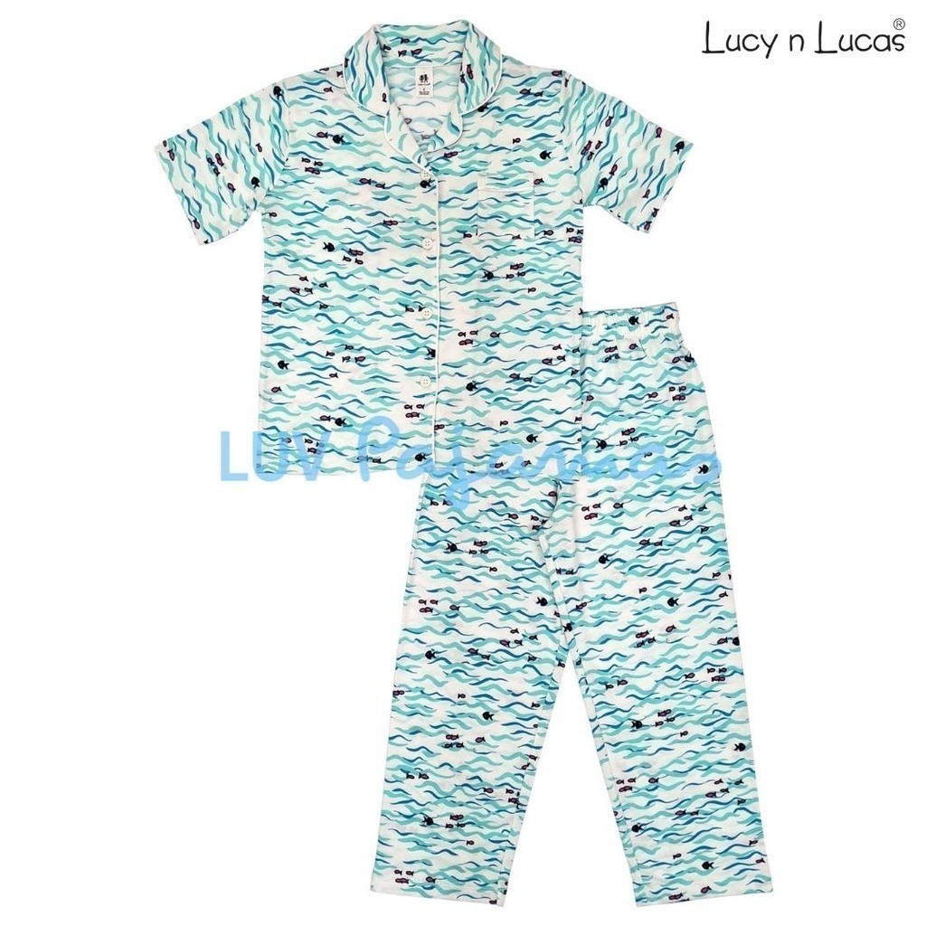 Lucy n Lucas Pyjamas One Set ชุดนอนเด็กอายุ 4 - 12 ปี / LL0209 0015