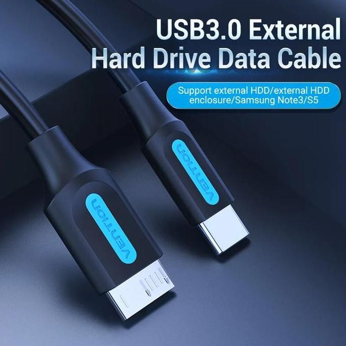 HDD DATA CABLE HARD DRIVE DISK VENTION USB-C TO MICRO 3.0 HDD CHARGER