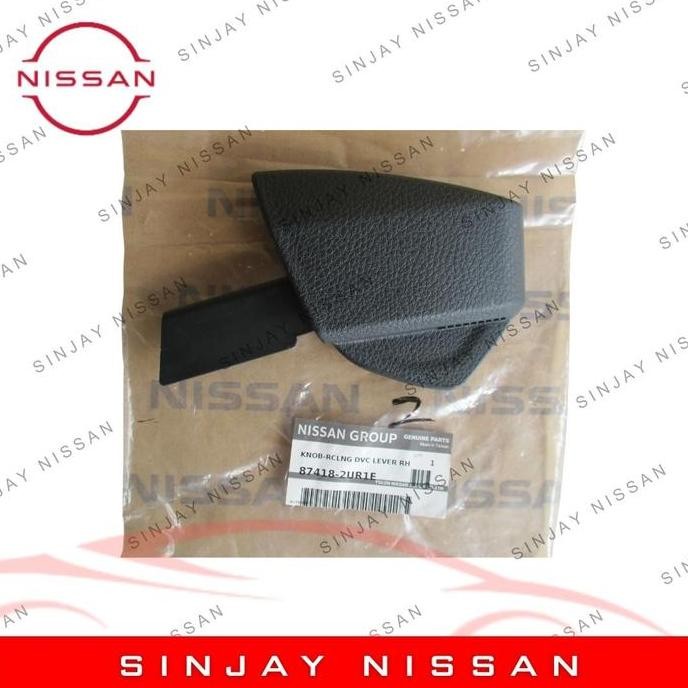 สีดําขวาด้านหน้าที่นั่ง KNOB / RHBLACK RECLINING KNOB NISSAN LIVINA L10 87418-2UR1E
