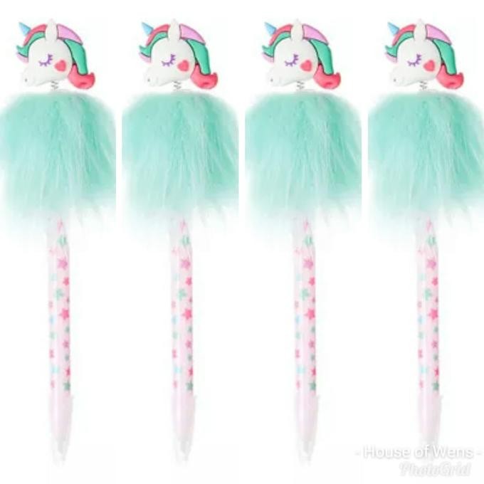 สินค้าใหม่!! SMIGGLE FLUFFY SPRING PEN - SMIGGLE UNICORN PEN