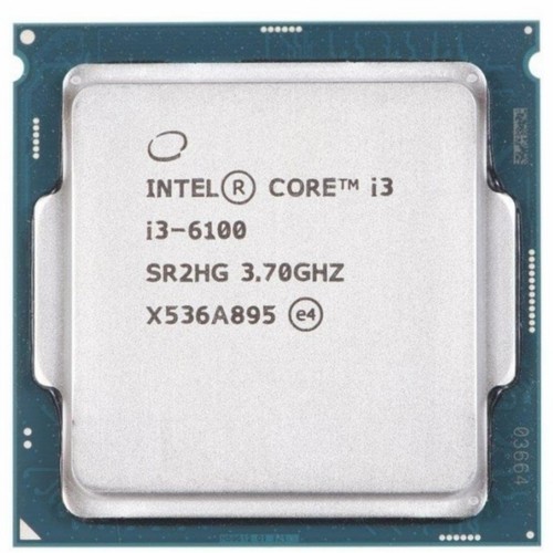 Intel Corei3 6100 3.70 GHZ (LGA 1151/3 MB) ถาด (รั้ว/วินาที) *1Y