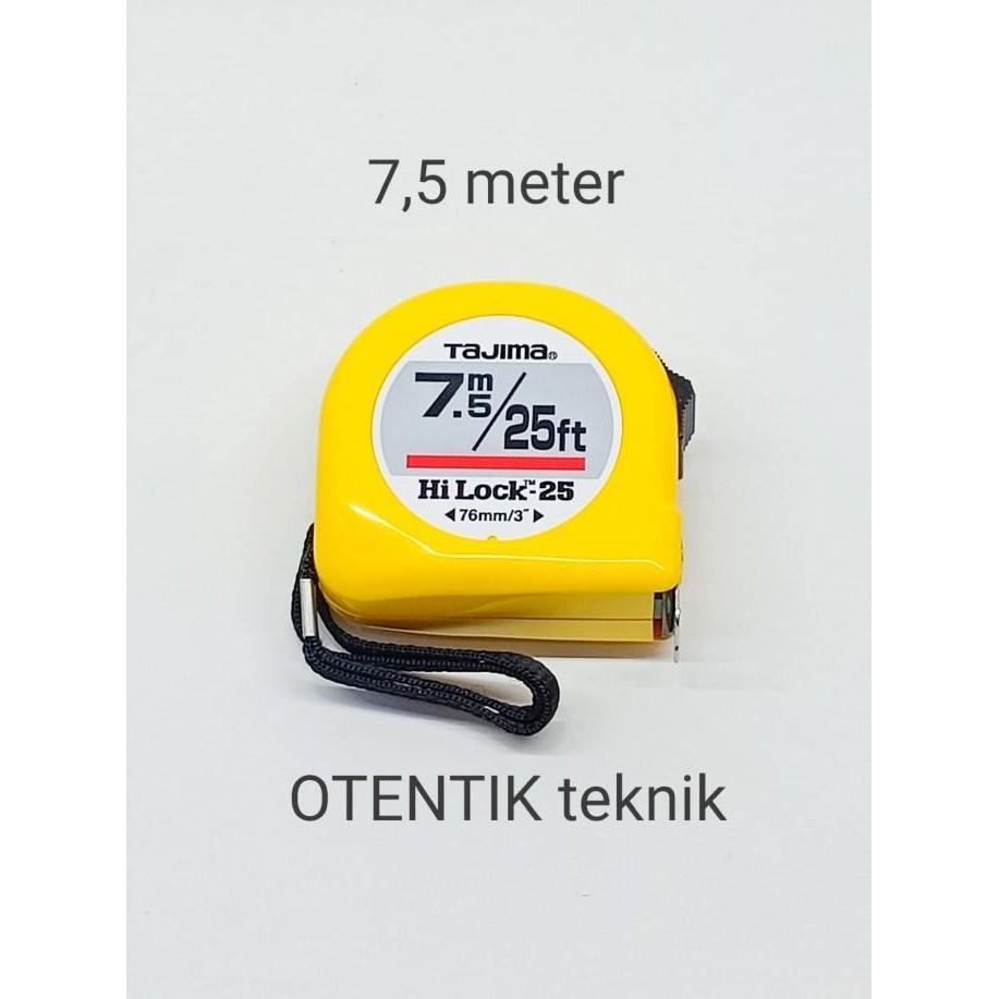 เมตร 7 เมตร TAJIMA HILOCK ORIGINAL JAPAN MEASURING TAPE JPN 7,5 เมตร